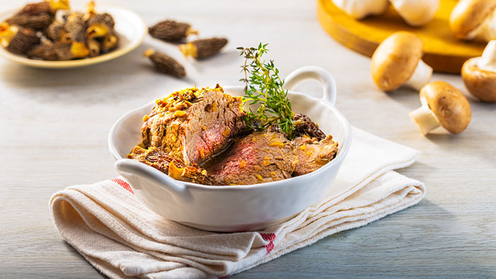 野菌燉原條牛柳