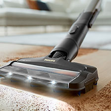 Philips Series 8000 Aqua Plus, 360° suction nozzle