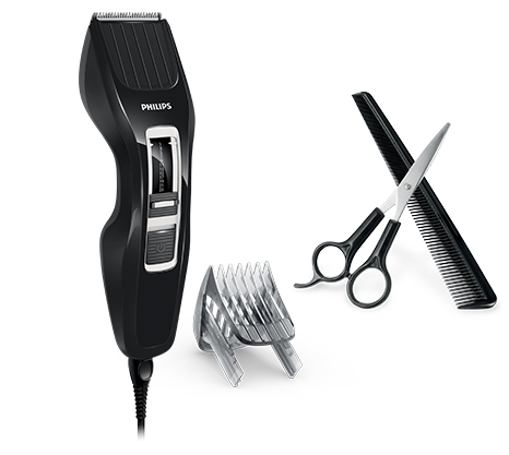 a shaver with accessories