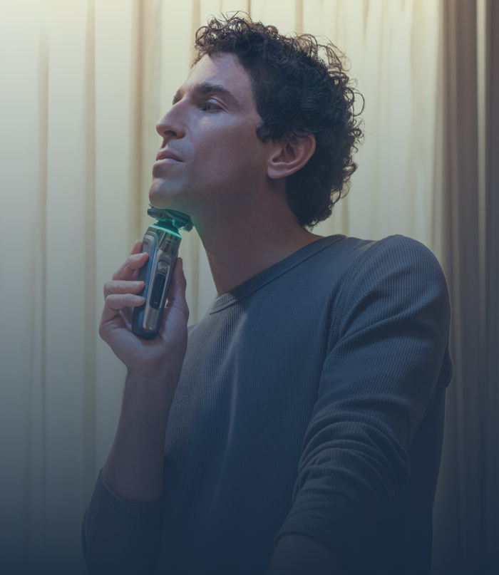 卓越的貼面剃鬚效果